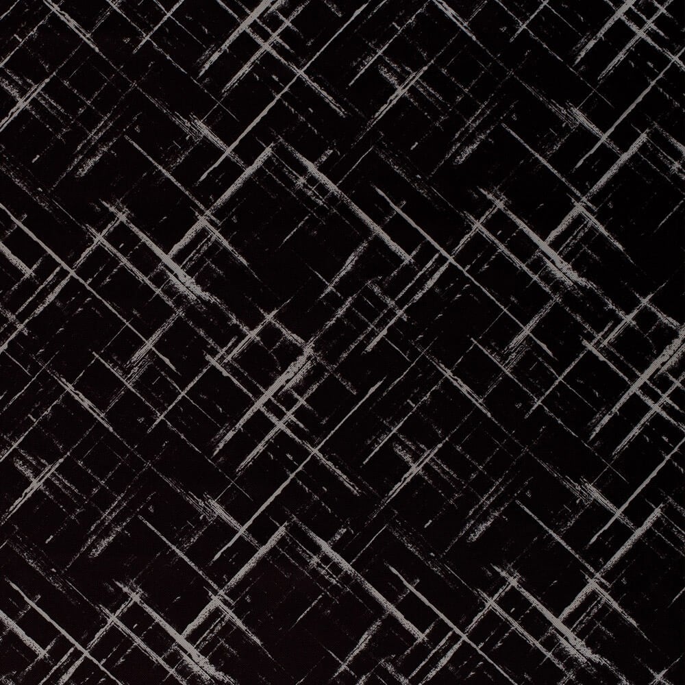 Geometrik Siyah Beyaz Modern Desen Dokuma Dijital Baskılı Petek Kumaş