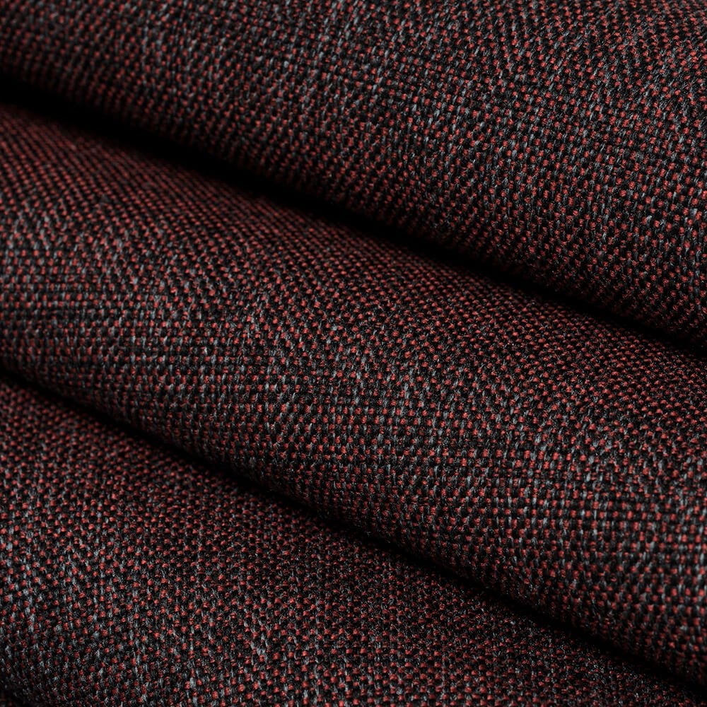 Kırmızı Keten Dokulu Runner 40x140 -5362-