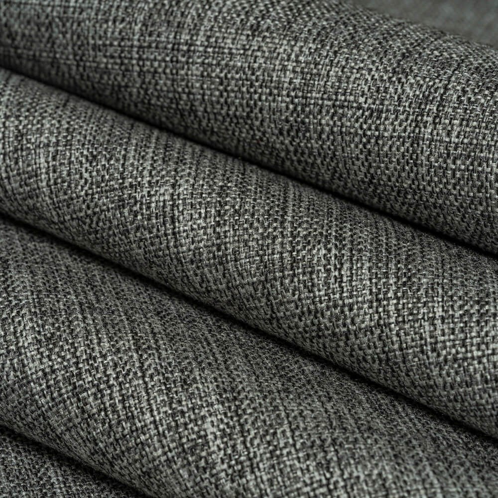 Gri Keten Dokulu Runner 40x140 -5981-