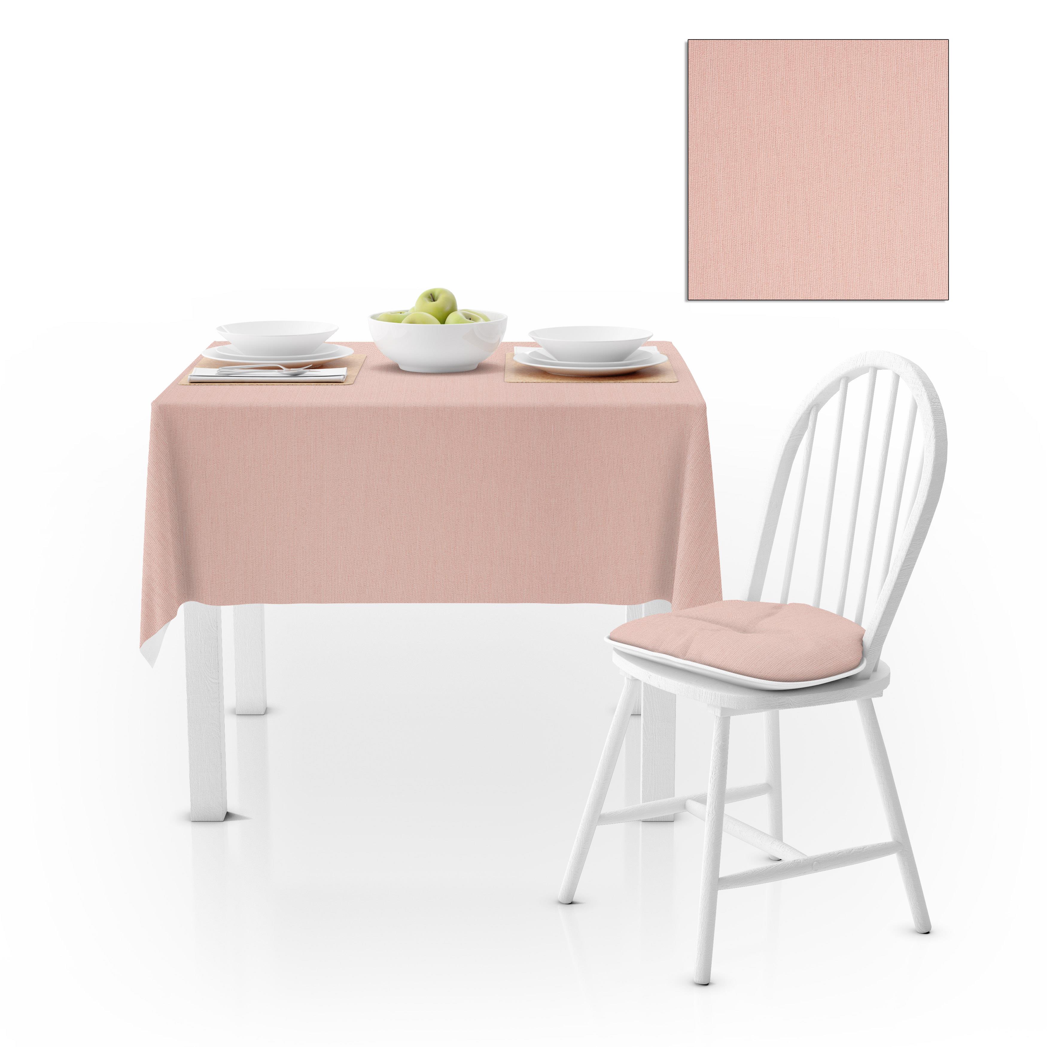 Soft Pembe Kadife Dokulu Masa Örtüsü 120x180