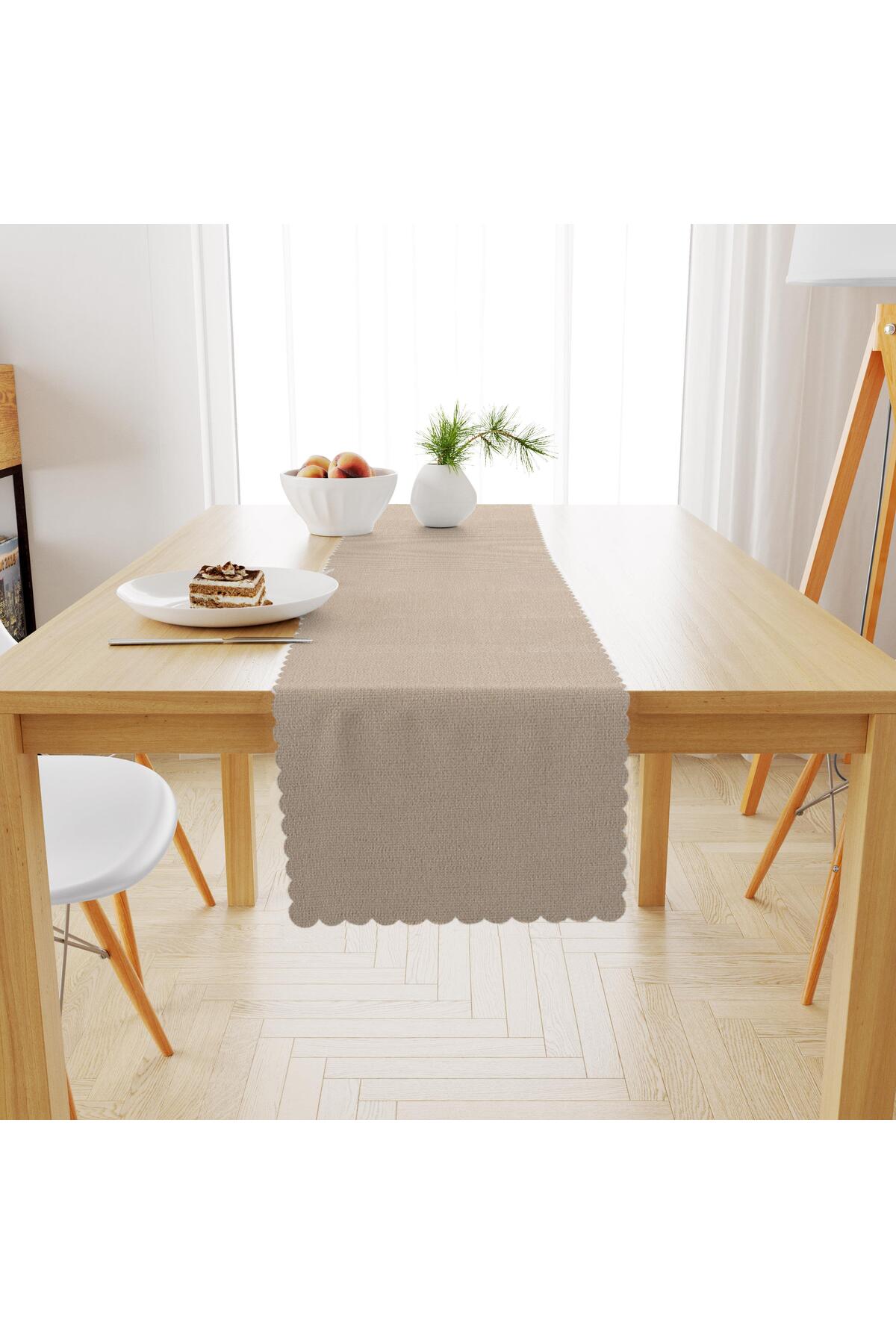Nohut Kadife Dokulu Runner 40x180